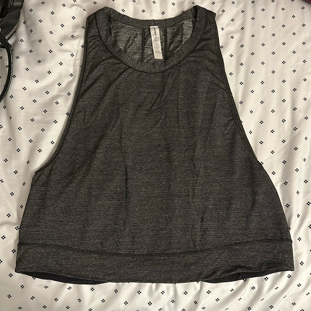 Size 4, grey, tank top, brand:lululemon